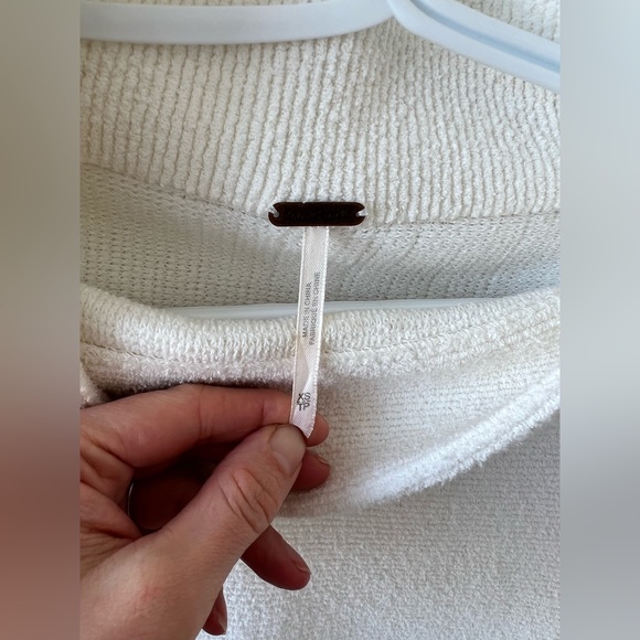 Free People Ottoman Slouchy Tunic XS Ecru - Picture 7 of 8